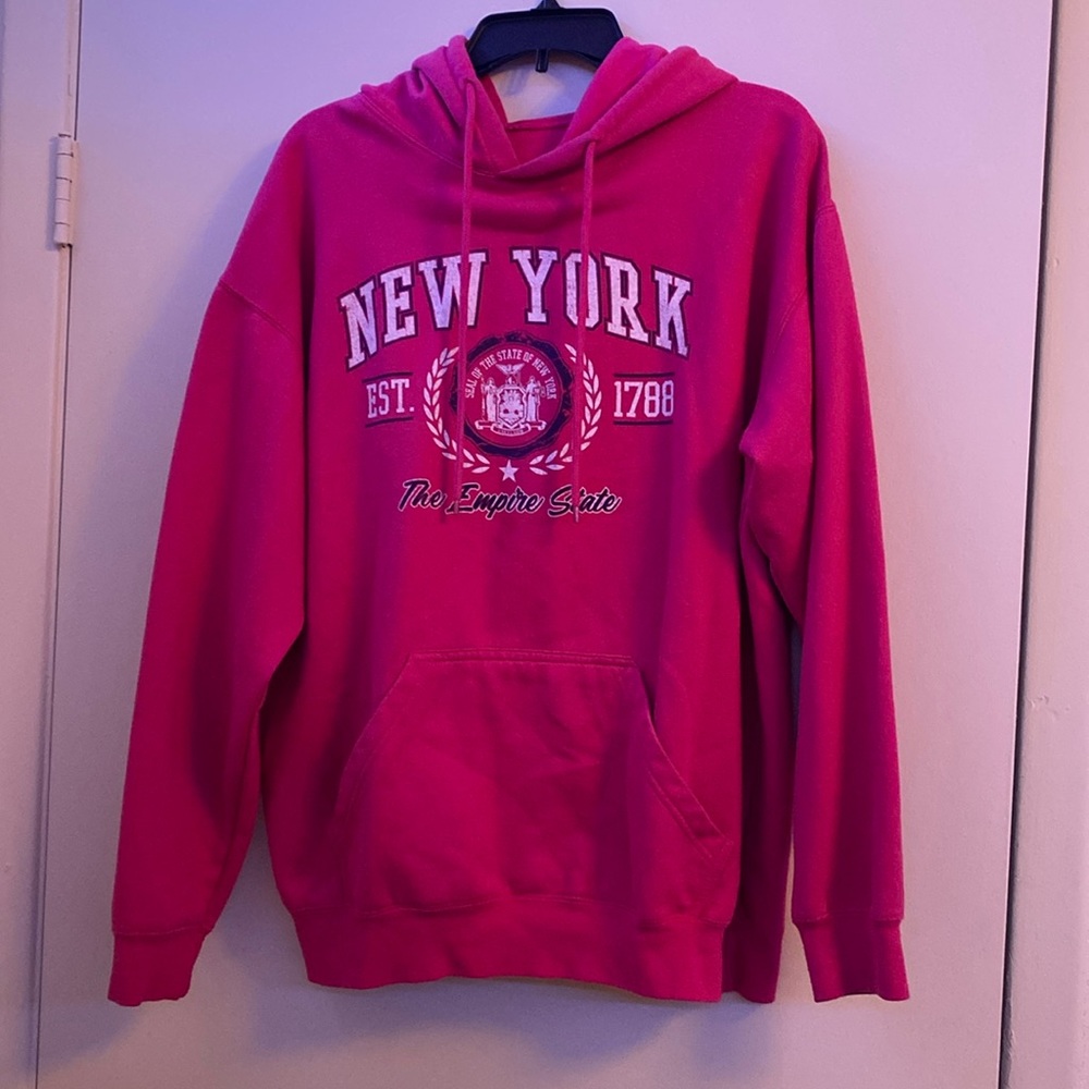 Vintage 90s New York Hoodie Size Medium